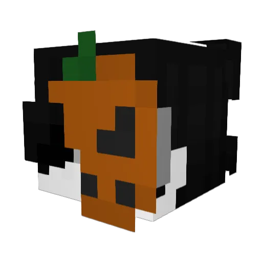 Remi_Der Minecraft avatar head, 3D render