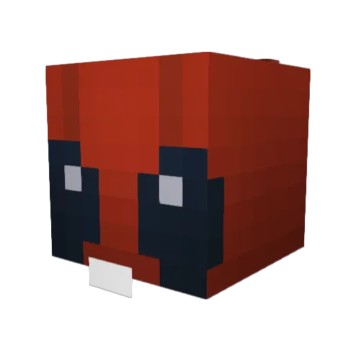 Remik1188 Minecraft avatar head, 3D render