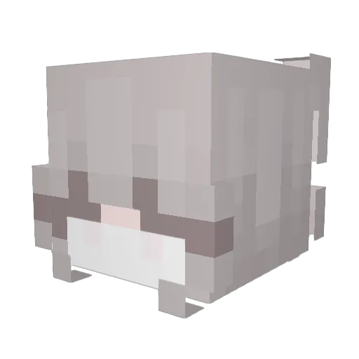 Remilia_520 Minecraft avatar head, 3D render