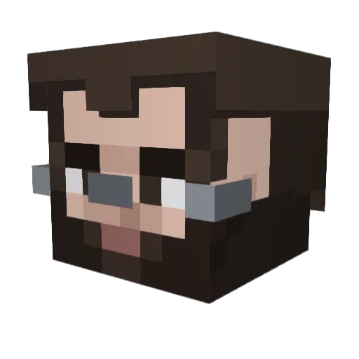 Remilulz_91 Minecraft avatar head, 3D render