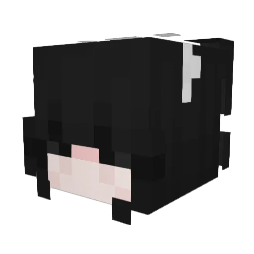 Reminite Minecraft avatar head, 3D render