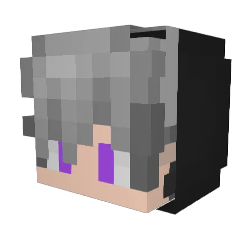Remiphilim Minecraft avatar head, 3D render
