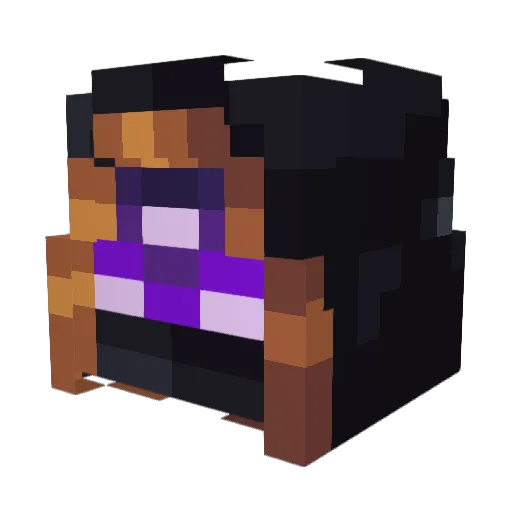 Remix_Dawn Minecraft avatar head, 3D render
