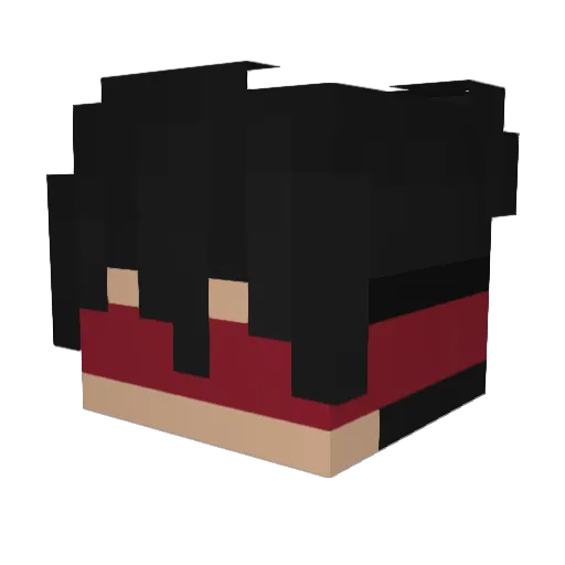 RemonD_ Minecraft avatar head, 3D render