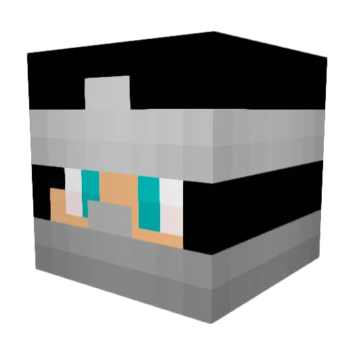 Remonstrate Minecraft avatar head, 3D render