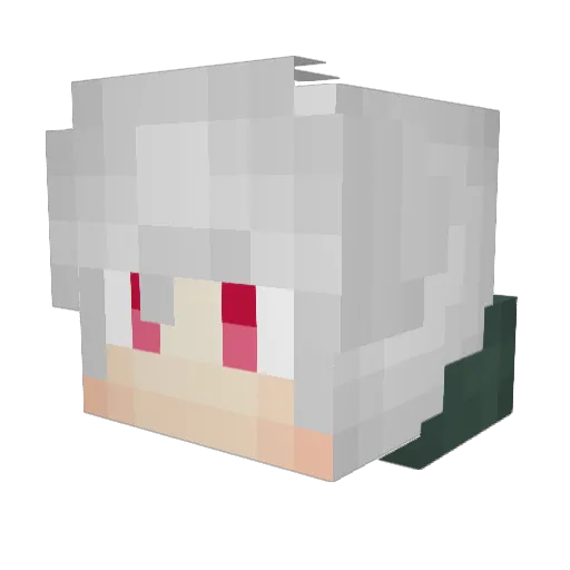 Remot3Instinctz Minecraft avatar head, 3D render