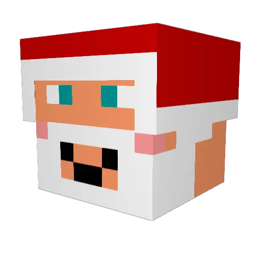 RemoteDaleD Minecraft avatar head, 3D render