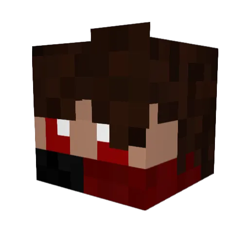 Rempacle Minecraft avatar head, 3D render
