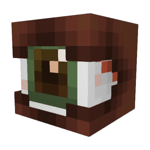 Remsies Minecraft avatar head, 3D render