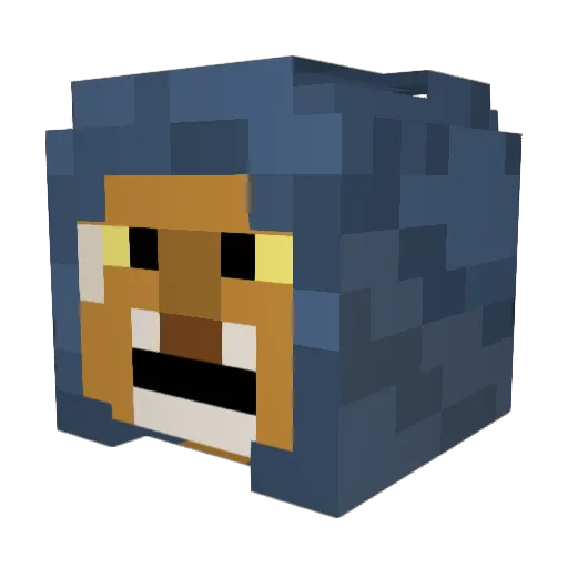 RemyGaming000 Minecraft avatar head, 3D render