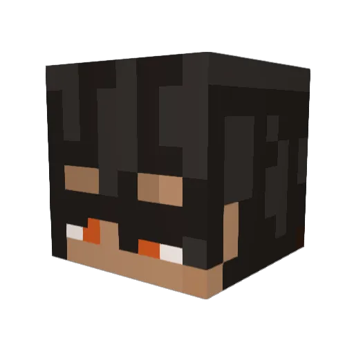 RemyGemy Minecraft avatar head, 3D render