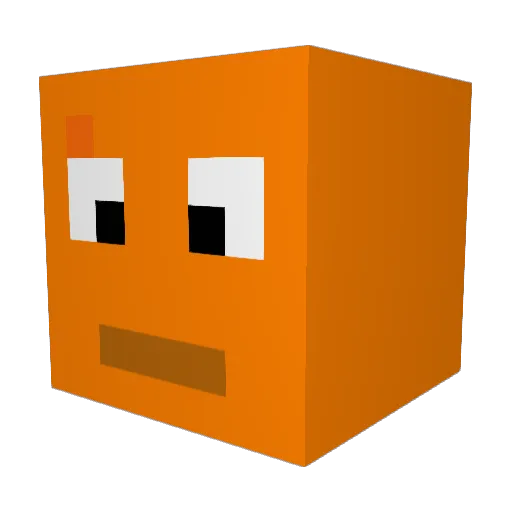 RemyrRabbit Minecraft avatar head, 3D render