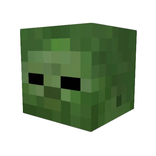 RenStory Minecraft avatar head, 3D render