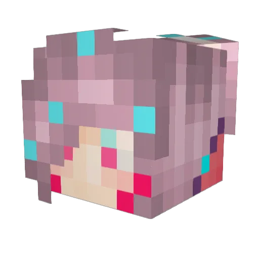 RenValentine Minecraft avatar head, 3D render