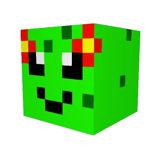 Ren_Shrike Minecraft avatar head, 3D render