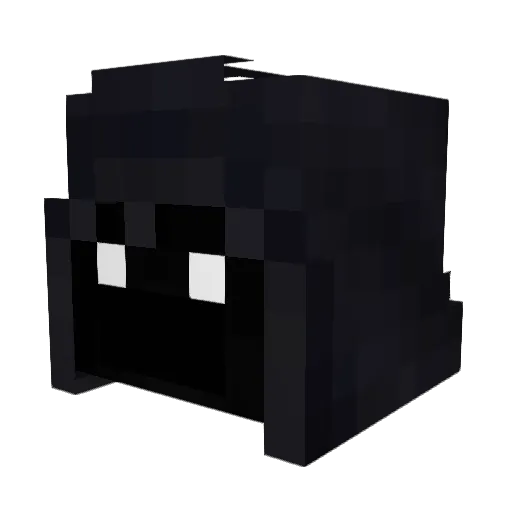 Ren_craft Minecraft avatar head, 3D render