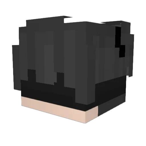 RenaGamer24 Minecraft avatar head, 3D render