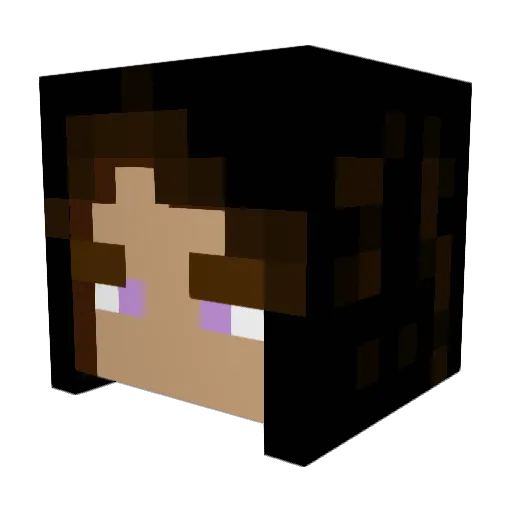 RenaSiq Minecraft avatar head, 3D render