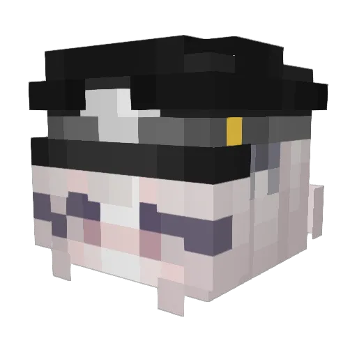 Rena_Chan Minecraft avatar head, 3D render