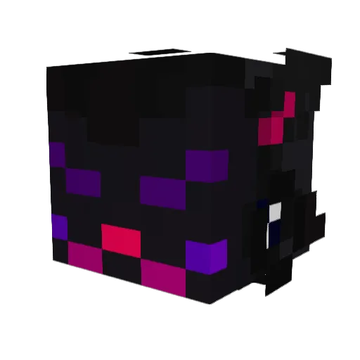 RenagonTheProto Minecraft avatar head, 3D render