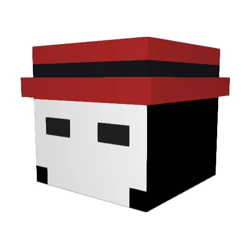 RenanSemW Minecraft avatar head, 3D render