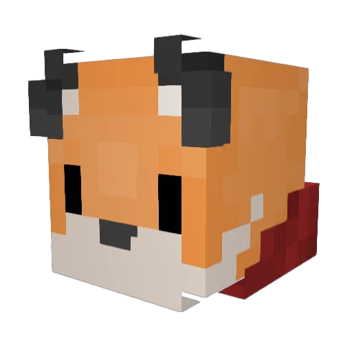 RenanZt Minecraft avatar head, 3D render