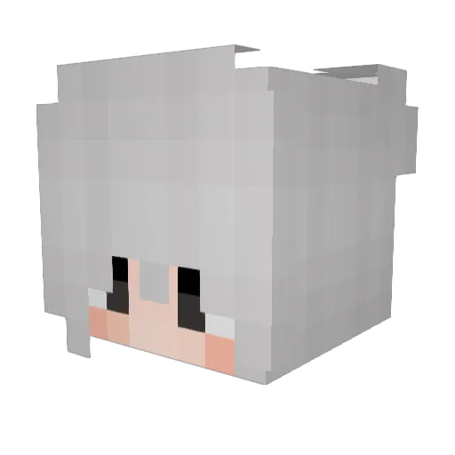 Renatha_Gamer Minecraft avatar head, 3D render