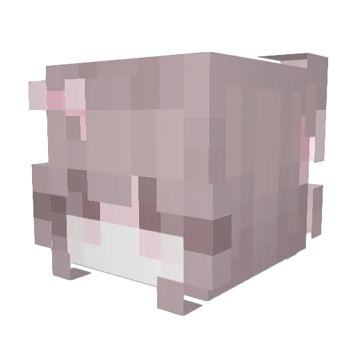 Renault233 Minecraft avatar head, 3D render