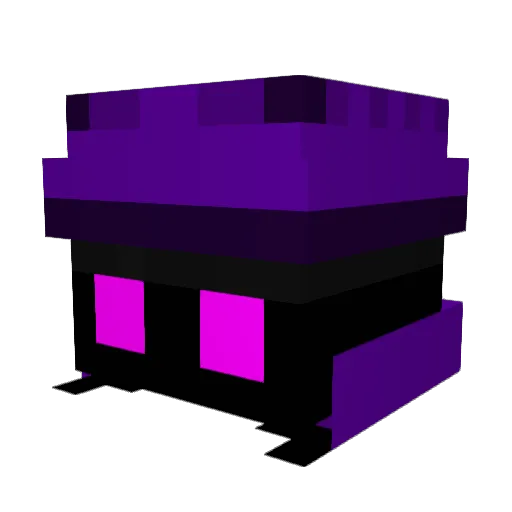 Renazen Minecraft avatar head, 3D render