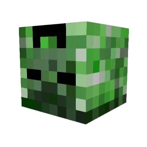 Renbug619 Minecraft avatar head, 3D render