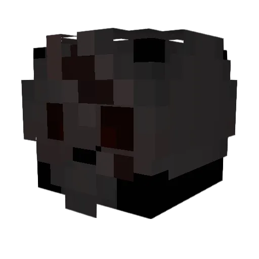 Renciks Minecraft avatar head, 3D render