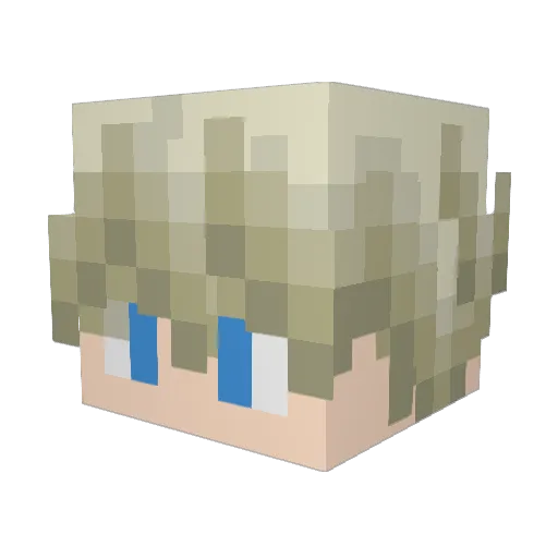 RendPig Minecraft avatar head, 3D render