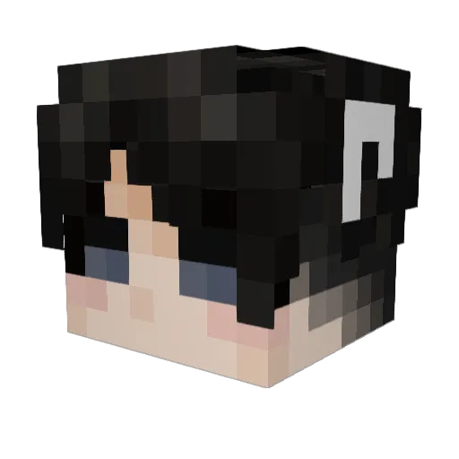 Rendaisy Minecraft avatar head, 3D render