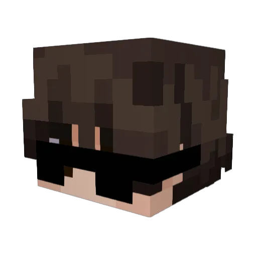 Rendered89 Minecraft avatar head, 3D render