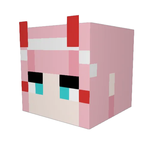 RenderedJarl577 Minecraft avatar head, 3D render