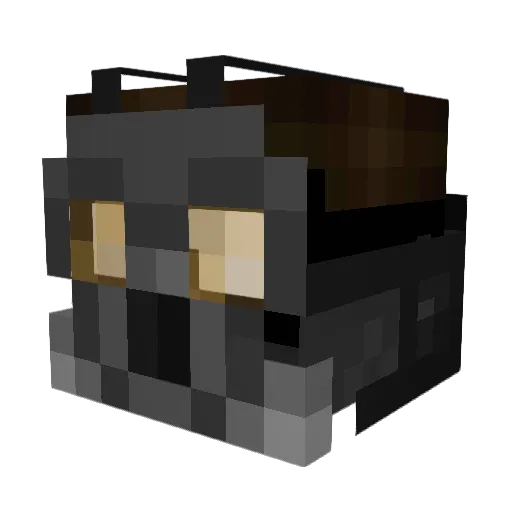RendingFire08 Minecraft avatar head, 3D render