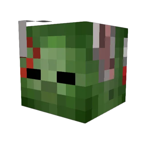 Rene2804 Minecraft avatar head, 3D render