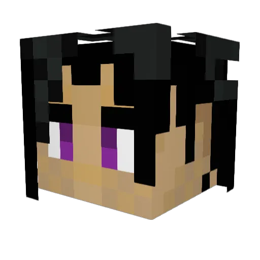 ReneAoD Minecraft avatar head, 3D render