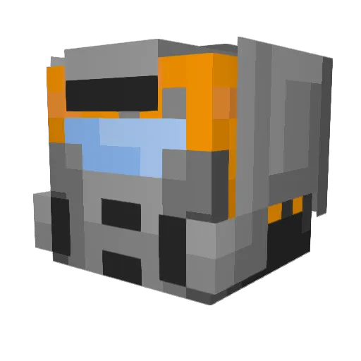 ReneVO95 Minecraft avatar head, 3D render