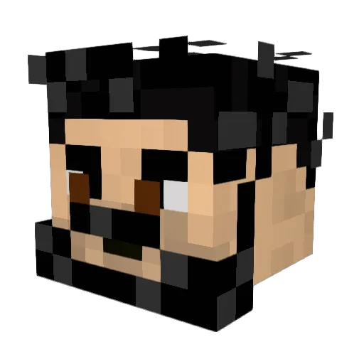 Rene_757 Minecraft avatar head, 3D render