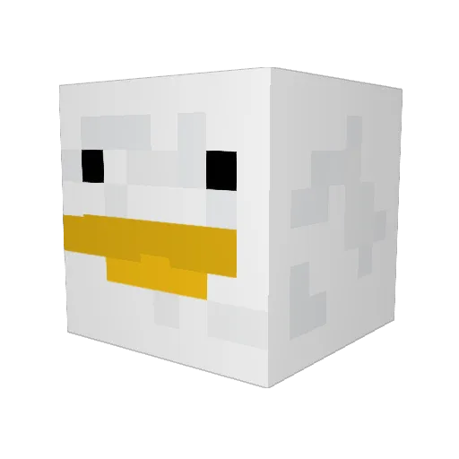 Renegade2271 Minecraft avatar head, 3D render