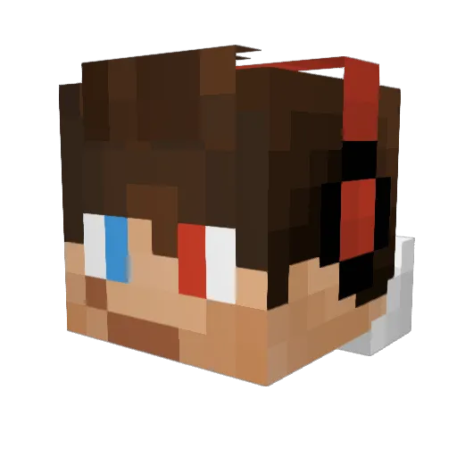 RenegadeHun Minecraft avatar head, 3D render