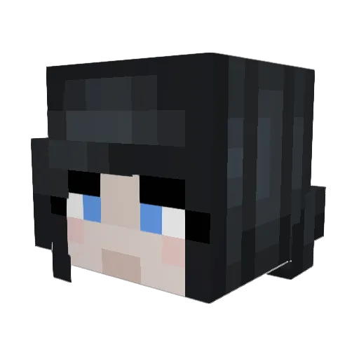 RenegadeJackal Minecraft avatar head, 3D render