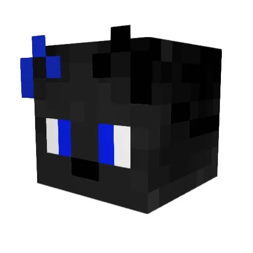 RenegadePanther Minecraft avatar head, 3D render