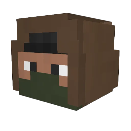 Renegade_DPR Minecraft avatar head, 3D render