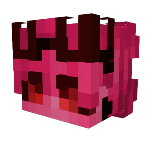 Renehaze Minecraft avatar head, 3D render