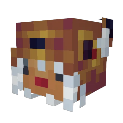 RenelJr Minecraft avatar head, 3D render