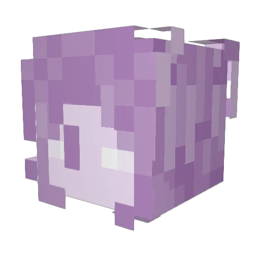 Renenix Minecraft avatar head, 3D render