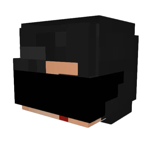 Renfre Minecraft avatar head, 3D render