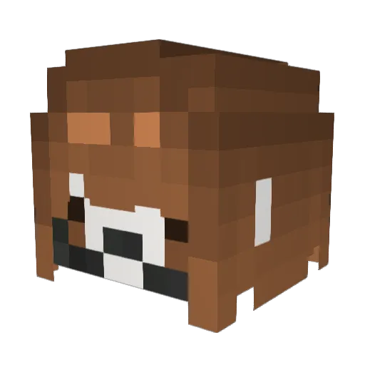 Renge_chi Minecraft avatar head, 3D render